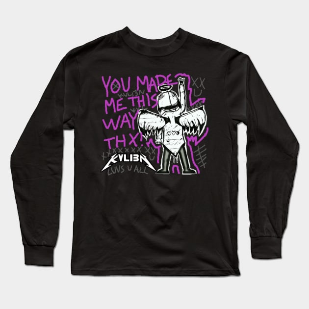 KVLI3N ''LUVS U ALL'' Long Sleeve T-Shirt by KVLI3N